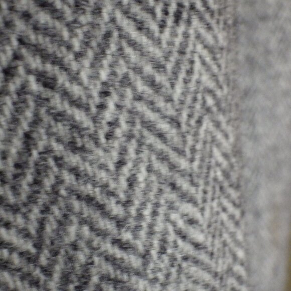 Gray Harris Tweed Sportscoat/ Pure Scottish Wool/ Size 46 Chest - Picture 7 of 7